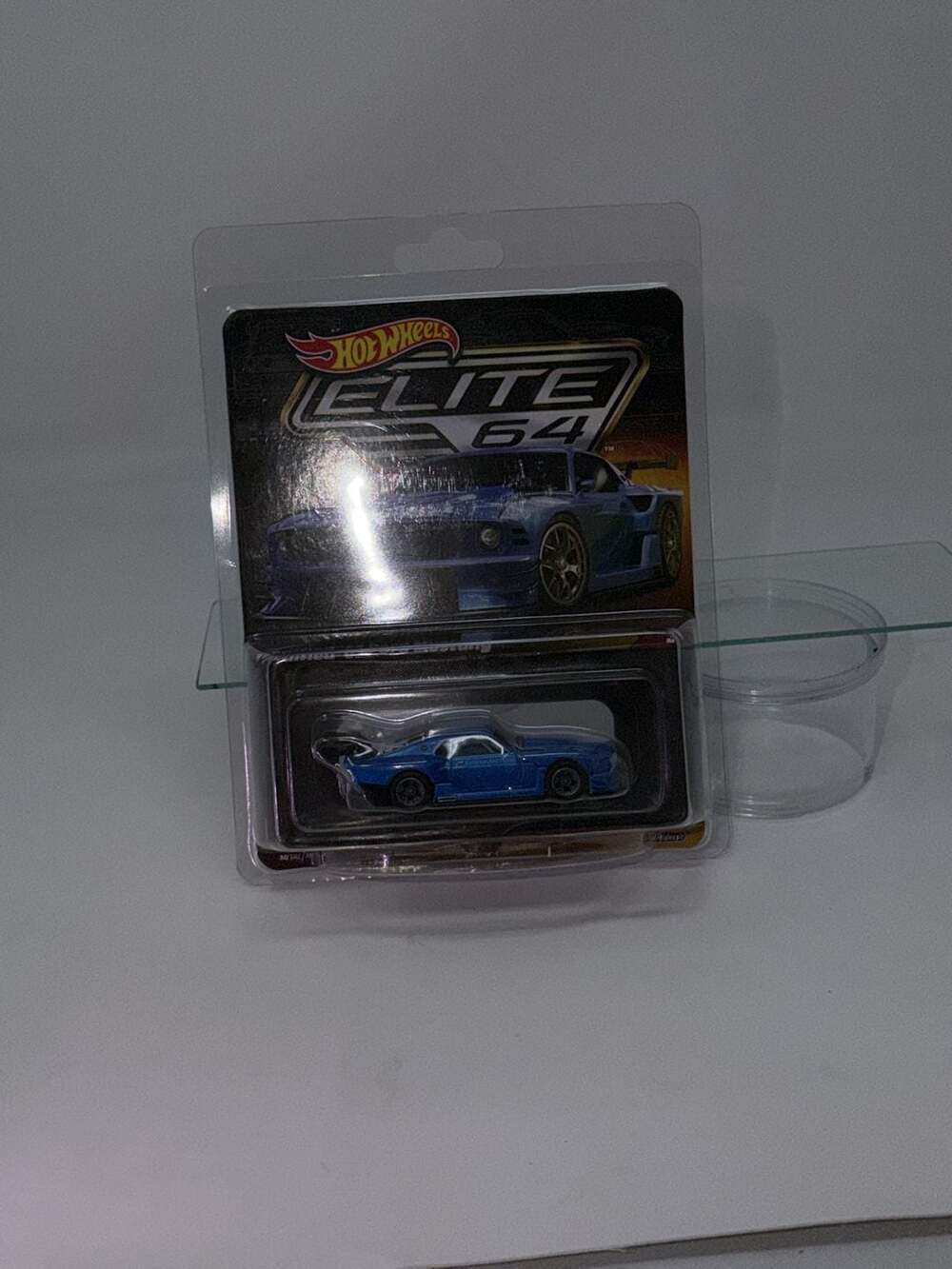 Hot Wheels Elite 64 Modified '69 Ford Mustang Blue Die-cast Car